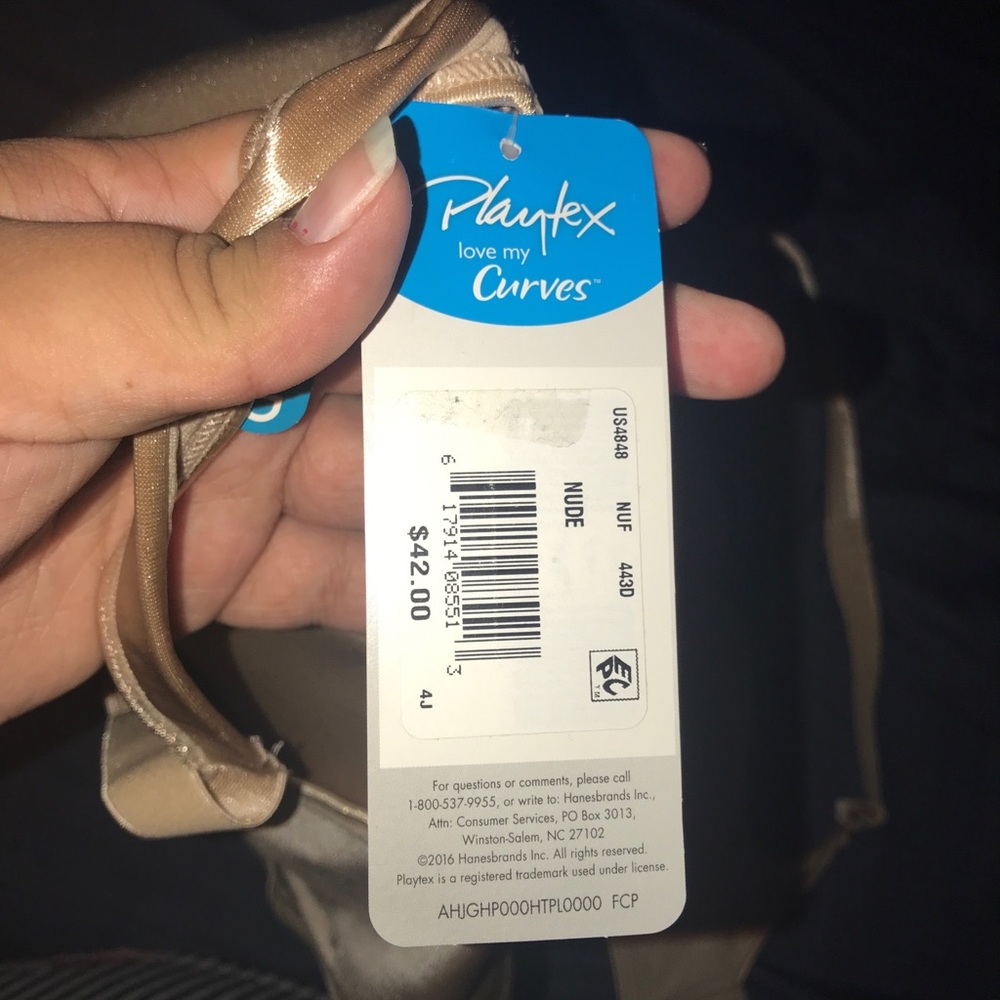 Playtex love my curves smooth bra size 44DDD
